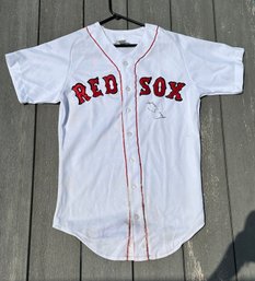 Red Sox Louis Tiant Autographed Home Jersey