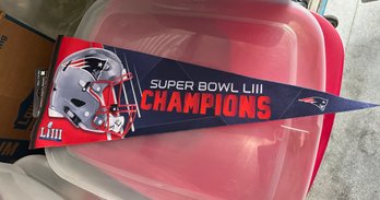 NOS Patriots Super Bowl 53 Pennant