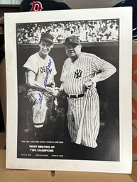 Ted Williams Autographed Picture