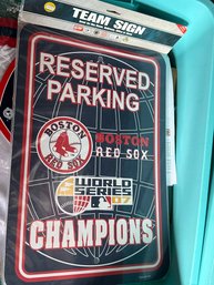 NOS Red Sox 2007 World Series Champions Sign