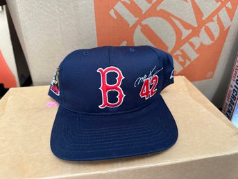 NOS 1990s Mo Vaughn Red Sox Hat