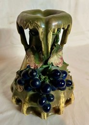 Amphora Antique Edda Vase Austria Turn Teplitz Heliosine Glaze Stalactites, 10' Tall