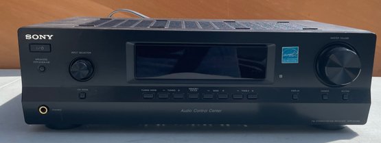 Sony Black STR-DH100 FM AM Stereo Receiver & Remote Control Tested Works