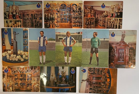 Vintage Lot Of 11 Futebol Club Do Porto Postcards - Portuguese Soccer Team