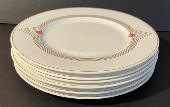 Vintage Art Deco Designed Origo Villeroy & Boch HEINRICH - W. Germany Salad Plate Set Of 6