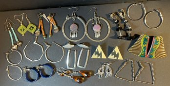 Lot Of 16 Pair Of Vintage Earrings