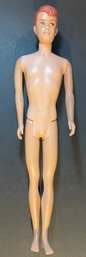 Vintage 1960s Mattel Barbies Friend Allan Straight Leg Doll, Japan On Right Foot