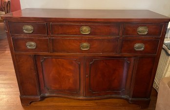 Vintage Morganton / Drexel Solid Mahogany Buffet Sideboard Cabinet - Mid 20th Century