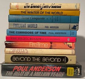 10 Vintage Poul Anderson Sci Fi Books