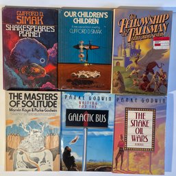 6 Sci Fi Fantasy Books By Parke Godwin & Clifford Simak