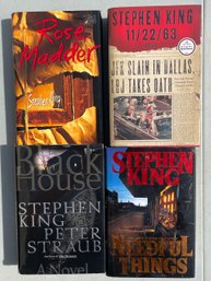 4 Stephen King Hardcover Books - See For 1st Editions