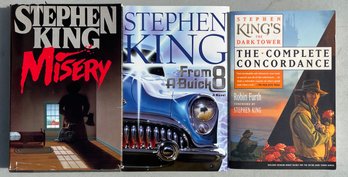 3 Stephen King Hardcover Books - See For 1st Editions