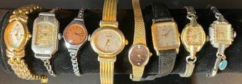 8 Vintage Ladies Watches - Herlin, Bulova, Harman, Seiko, Jules Jurgensen, Westfield, Citizen & More - See!