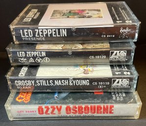 4 Vintage Rock / Led Zeppelin, Ozzy, Crosby Still Nash Young