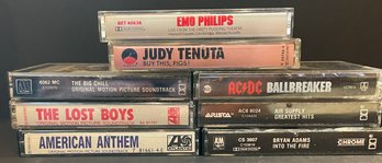 Lot Of 8 Vintage 1980s Pop / Rock, Move, Comedy Cassette Tapes