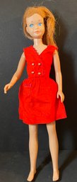 1963 Barbie Skipper W/ Original Dress - Japan On Foot, See Pics