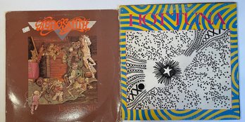 2 Classic Rock/Folk Vinyl Records - Aerosmith & Hot Tuna