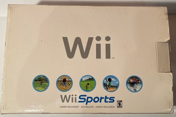 Nintendo Wii White Console System Complete In Box Wii Sports Game Set W/game Disc Unused