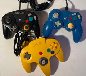 3 Video Game Controllers - See Pics.