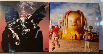 Travis Scott 2 Vinyl LP Lot - Astroworld & Birds In The Trap