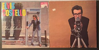 2 Elvis Costello Vinyl Lps - This Years Model & Taking Liberties