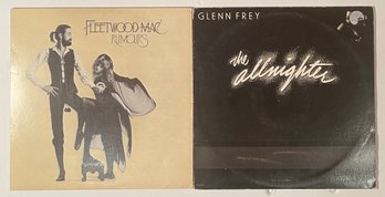 2 Vinyl Records By FLEETWOOD MAC & GLENN FREY