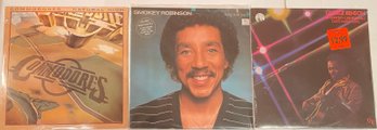 3 Vinyl Records By COMMODORES (SEALED), GEORGE BENSON (SEALED), & SMOKEY ROBINSON