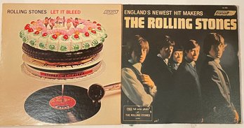 2 Vinyl Records By THE ROLLING STONES