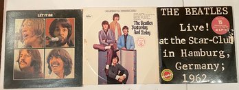 3 Vinyl Records By THE BEATLES