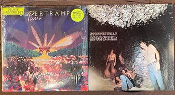 2 Vinyl Records By SUPERTRAMP & STEPPENWOLF