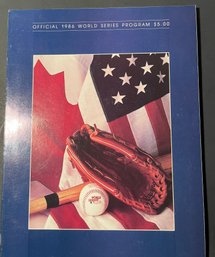 MLB Champions 1986 New York Mets World Series Official Program From Shea Stadium