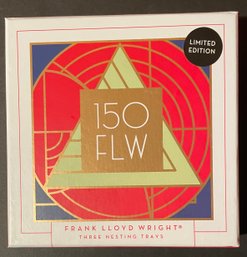 FRANK LLOYD WRIGHT NESTING TRAYS, 150TH ANNIVERSARY LIMITED EDITION, GALISON 118 Of 1500