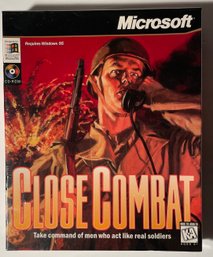 Microsoft Atomic Games CLOSE COMBAT PC Game 1996 - NEW Factory Sealed In Shrink