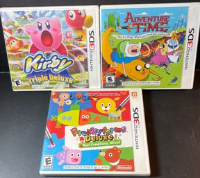 3 Nintendo DS Games In Cases