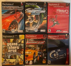 Lot Of 6 Playstation 2 Games