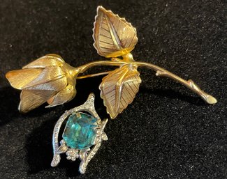 2 Brooches / Pins - Signed Giovanni & Coro -See!