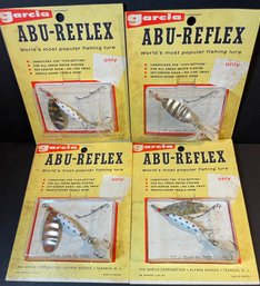 Lot Of 4 Vintage Abu Garcia Reflex Fishing Lures No. 7652 Made In Sweden