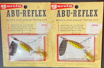 Lot Of 2 Vintage Abu Garcia Reflex Fishing Lures No. 7650 Made In Sweden