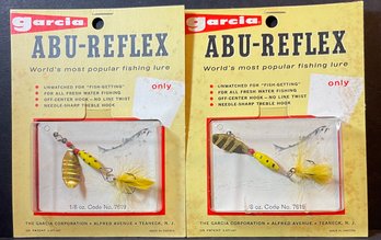 Lot Of 2 Vintage Abu Garcia Reflex Fishing Lures No. 7619 Made In Sweden