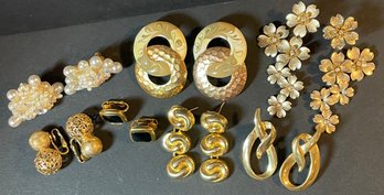 7 Pair Of Vintage Earrings