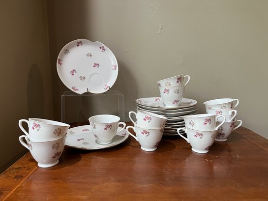 12- Porcelain Tea And Dessert Set