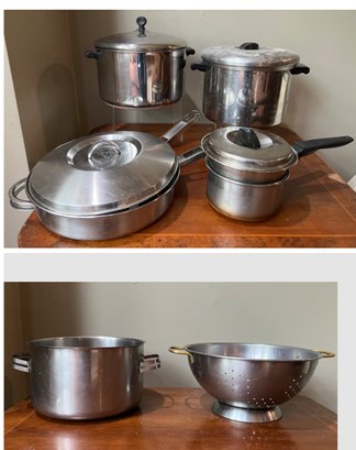 Pots, Pans, Strainers And More