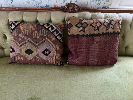 2- Vintage Kilim Pillows