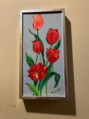 Flower Painting By Shirley Rout