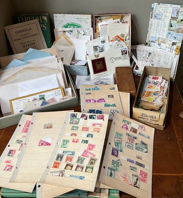 Large Collections Of Stamps