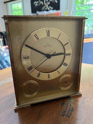 Hamilton Brass Mantle Clock