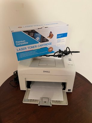 Dell Laser Printer 1110 And Laser Toner Cartridge