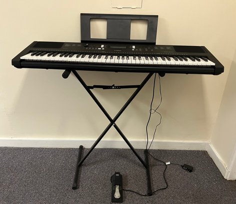 Yamaha PSR EW300 Keyboard And Stand