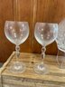 Crystal Wine Glasses, Glass Candle Holders With Silver Inlay, Cut Glass Decanter, Crystal Pedestal Bowl & More