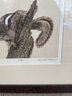 Gerald Lubeck Etching Signed Numbered 'Chipmunk'